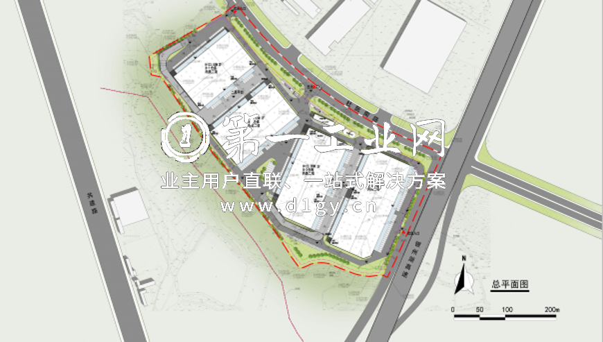 1673243404905广东江门蓬江物流园平面图